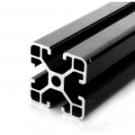 HS3227 Black 4040 T-Slot Aluminum Profiles Extrusion Frame For CNC 25cm/30cm/40cm/50cm/100cm